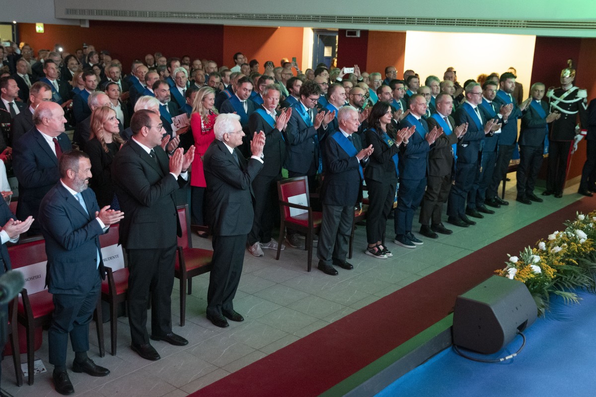 Il Presidente della Repubblica in platea UPI